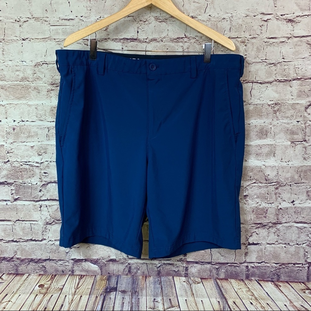 Izod Golf Mens Blue Nylon Shorts